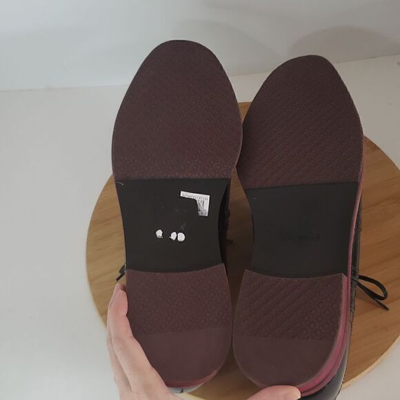 Steve Madden Men's Cingular Wingtip Oxfords Black Patent Leather Shoe Size 13 - Picture 9 of 10